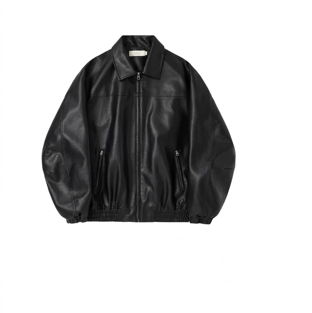 Áo Khoác Da Vimar Studio - Phong Cách Minimalist Bomber - Ảnh 4