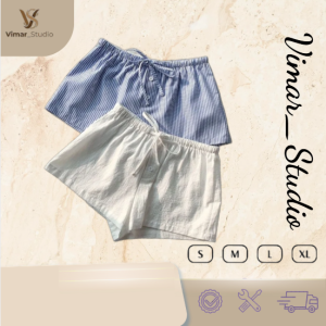 Quần Short Nữ Vimar Studio – Vải Đũi/Cotton Mềm, Form Rộng Thoáng Mát