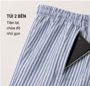 Quần Short Nữ Vimar Studio – Vải Đũi/Cotton Mềm, Form Rộng Thoáng Mát - Ảnh 3