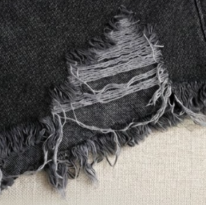 Quần Short Jean Nữ Vimar Cạp Cao Rách Gấu - Ảnh 4