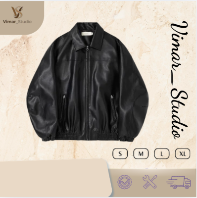 Áo Khoác Da Vimar Studio - Phong Cách Minimalist Bomber